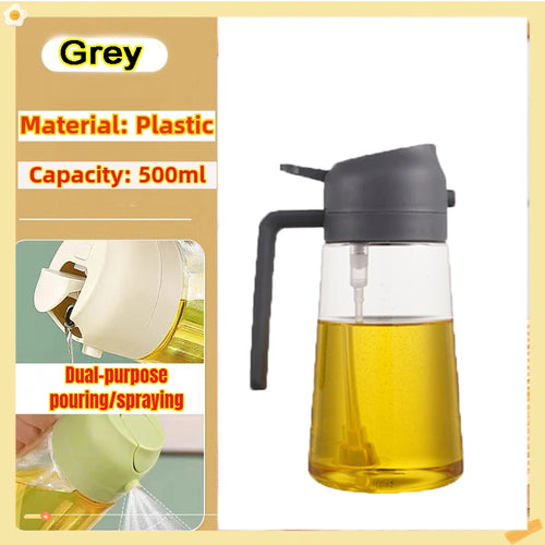 200/300/500ml Oil Spray Bottle BBQ Cooking Olive Oil Sprayer Plastic