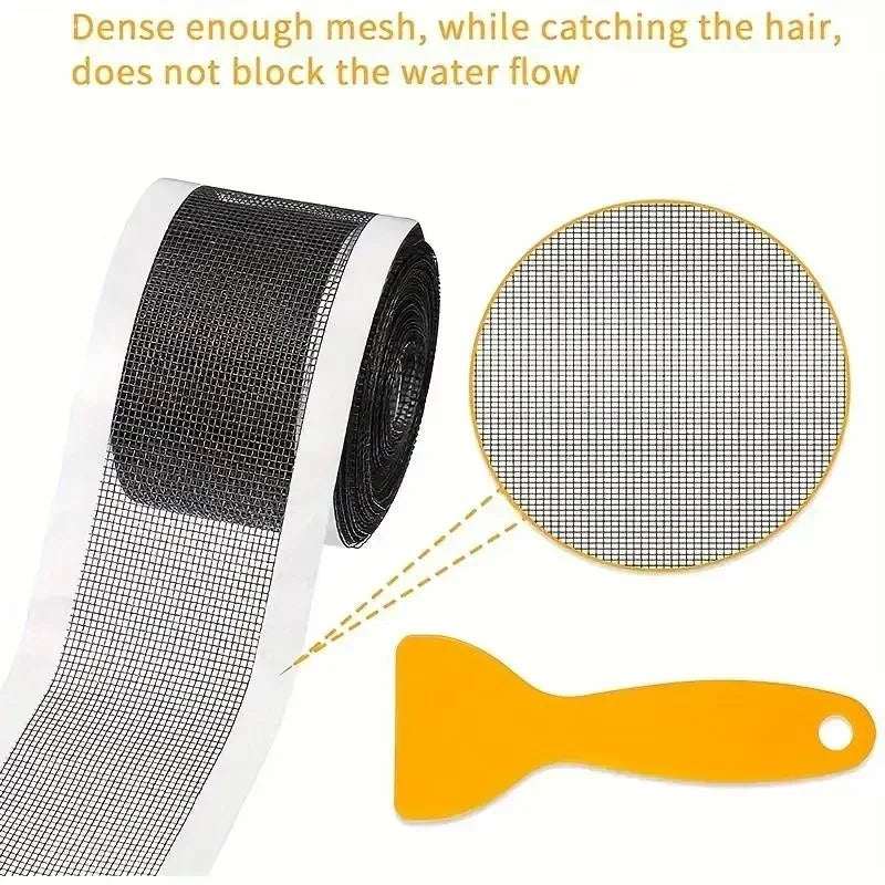 5~100m Cutable Shower Drain Hair Catcher Self-Adhesive Floor Drain