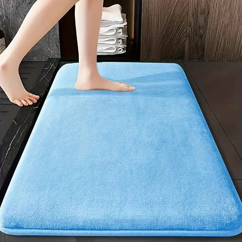 Solid Color Bathroom Mat Bathroom Floor Mat Door Mat Household Non