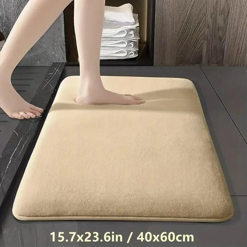 Solid Color Bathroom Mat Bathroom Floor Mat Door Mat Household Non