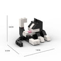 Animal Series 62Pcs MOC Bricks Cat Figires DIY Building Blocks Kids