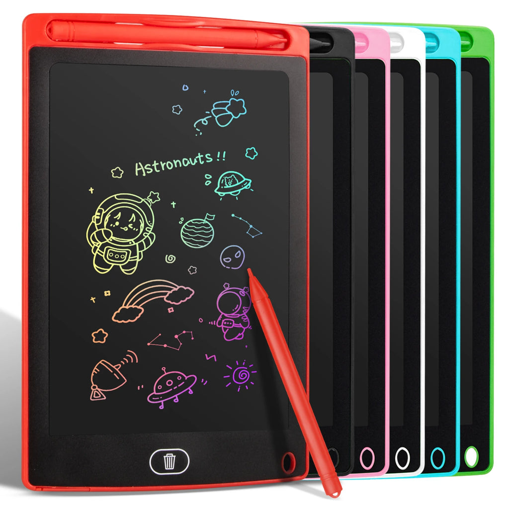 6.5/8.5/10/12 Inch LCD Drawing Tablet for Kids, Rechargeable Erasable