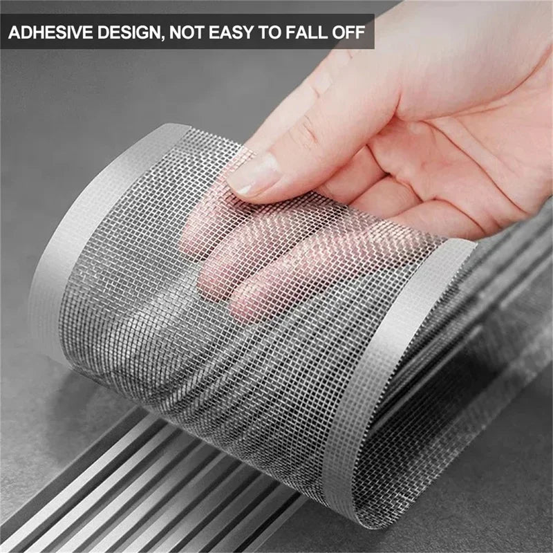 Cuttable Shower Drain Hair Catcher Self-Adhesive Floor Drain Stickers
