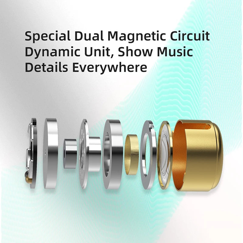 KZ EDX PRO IEM Earphones Bass Sound Earbuds Dynamic Drive HiFi