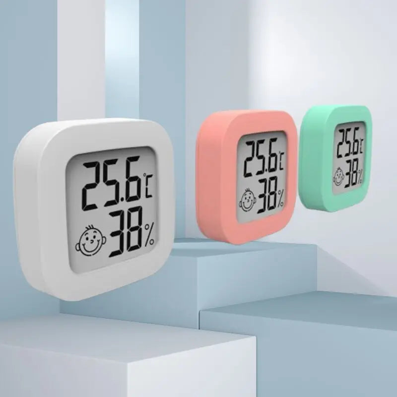Mini Digital LCD Thermometer and Hygrometer - Indoor High Accuracy