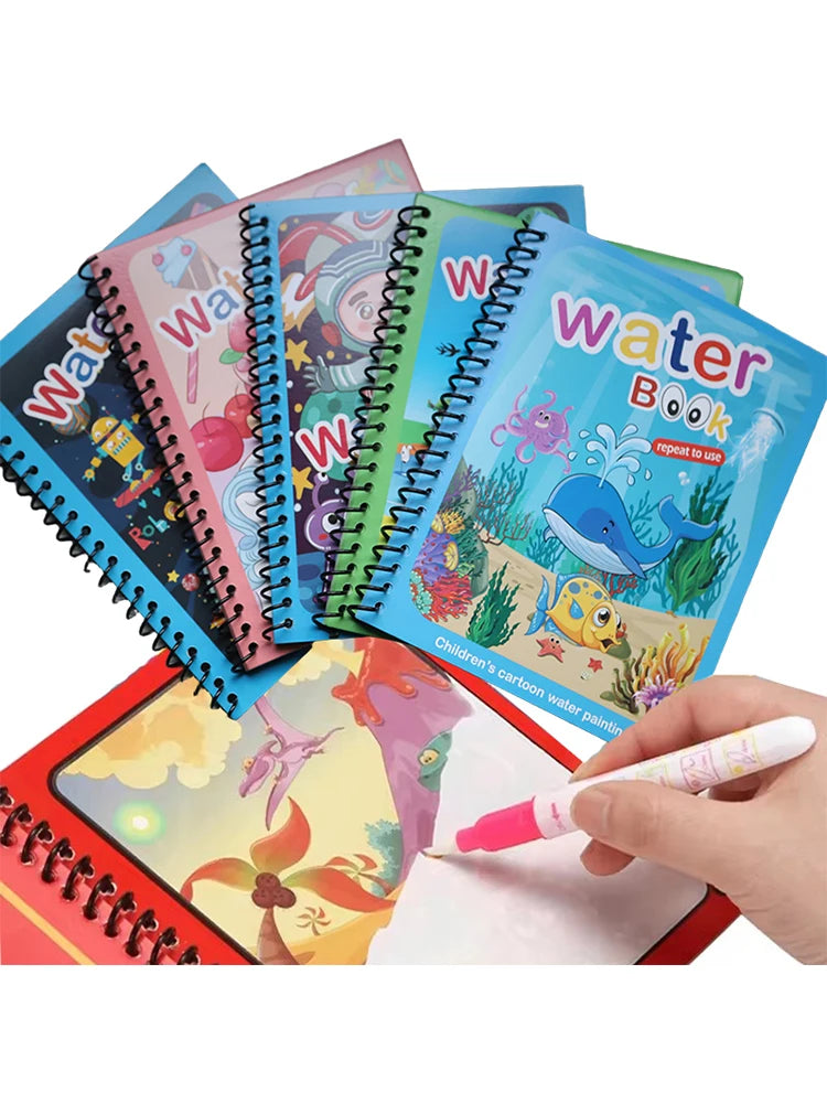 NEW Kids Magic Water Drawing Books Coloring Books Painting Toys for
