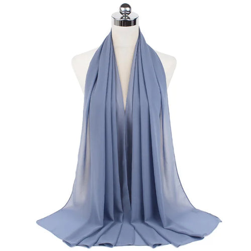 Women Muslim Chiffon Hijab Shawls Scarf Modal Cotton Jersey Hijabs