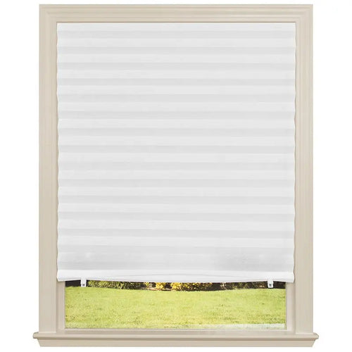 1PC Self-Adhesive Non-Woven Pleated Blinds Folding Curtains For