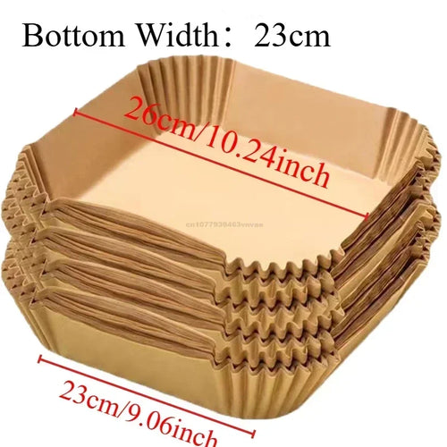 Air Fryer Paper Oven Paper Disposable Send Brush Non-Stick Airfryer