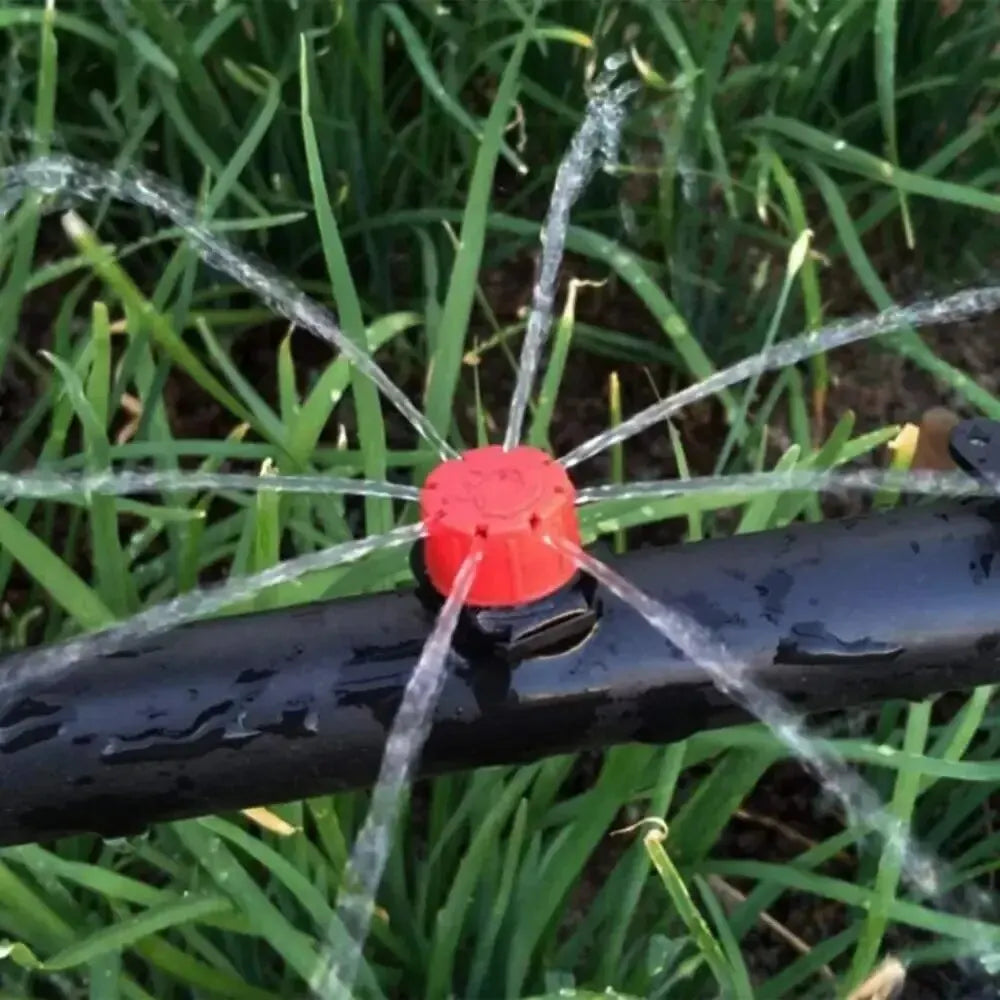 50-800pcs Adjustable Irrigation Drippers Sprinklers 1/4'' Emitter