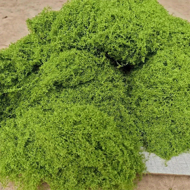 30/50/100g Green Artificial Moss Plant Fake Moss DIY Crafts Grass for