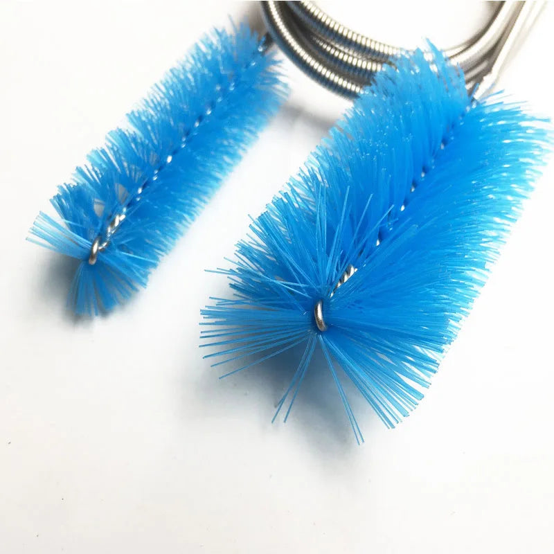 Aquarium Cleaning Brush for Water Hose Lily Pipe Air Tube Stainless