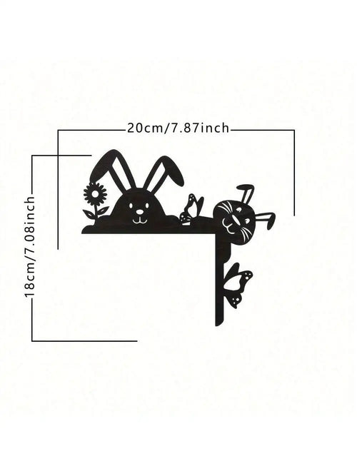 1pc Modern Metal Toilet Door Sign - Stylish Thinking Room Wall