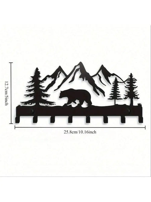 1pc Modern Metal Toilet Door Sign - Stylish Thinking Room Wall