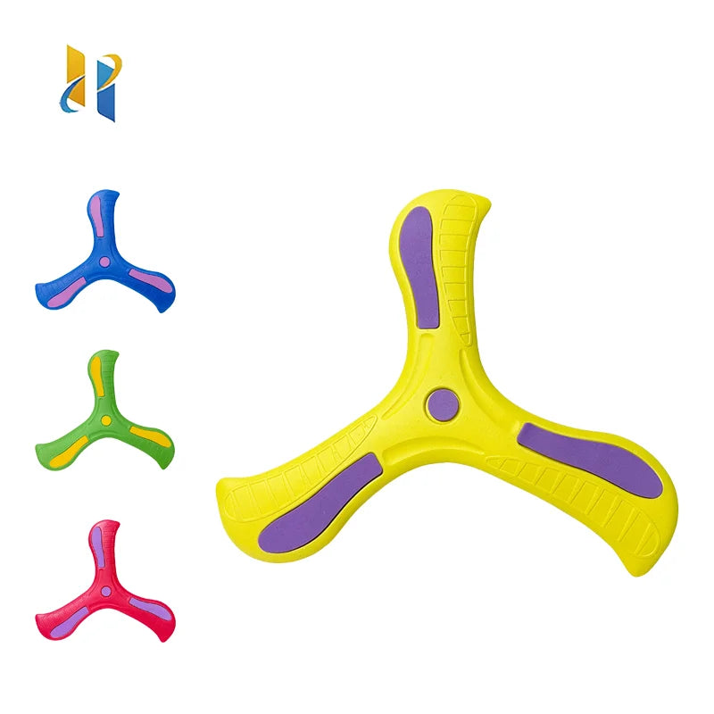 Children Boomerang Soft Three-leaf Cross Outdoor Toy Flying Disc