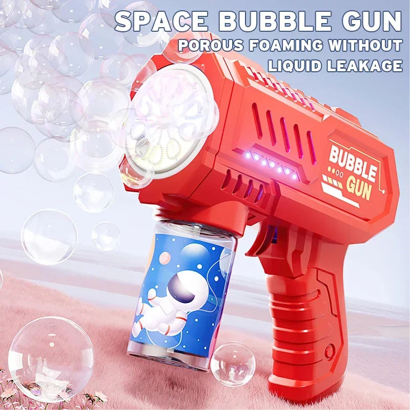 Fully Automatic Bubble Gun Rocket Bubbles Machine Automatic Blower