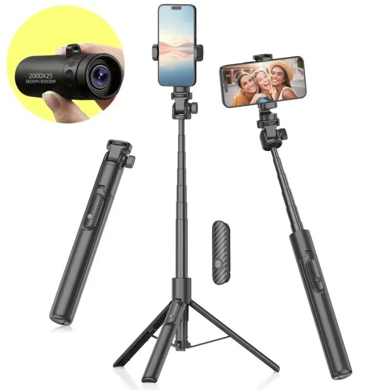 New 2000x25 HD Monocular Telescope Mini Portable Mobile Phone