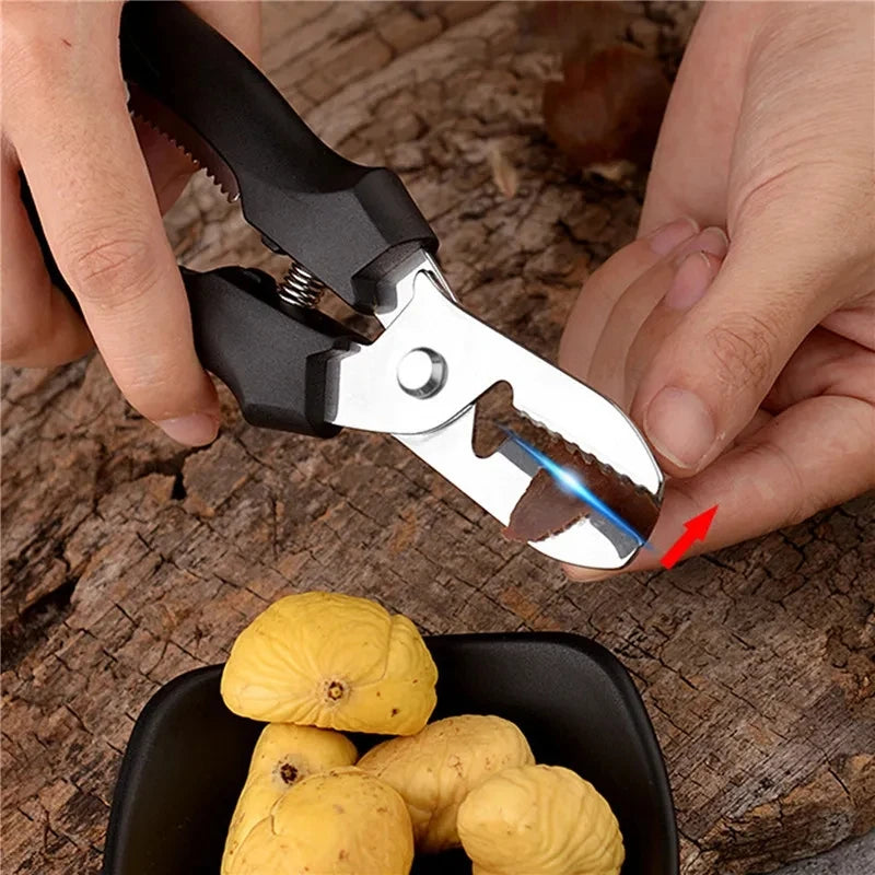 Multipurpose Chestnut Scissors Peeler Chestnut Shell Peeling and