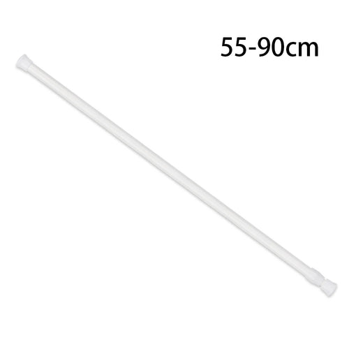 30-110cm Adjustable Metal Curtain Rod Spring Loaded Extendable
