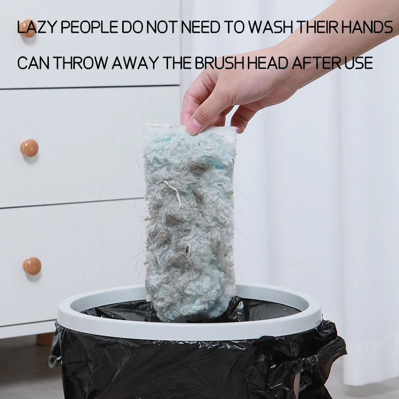 Double sided 360 ° electrostatic dust duster is used for large-scale