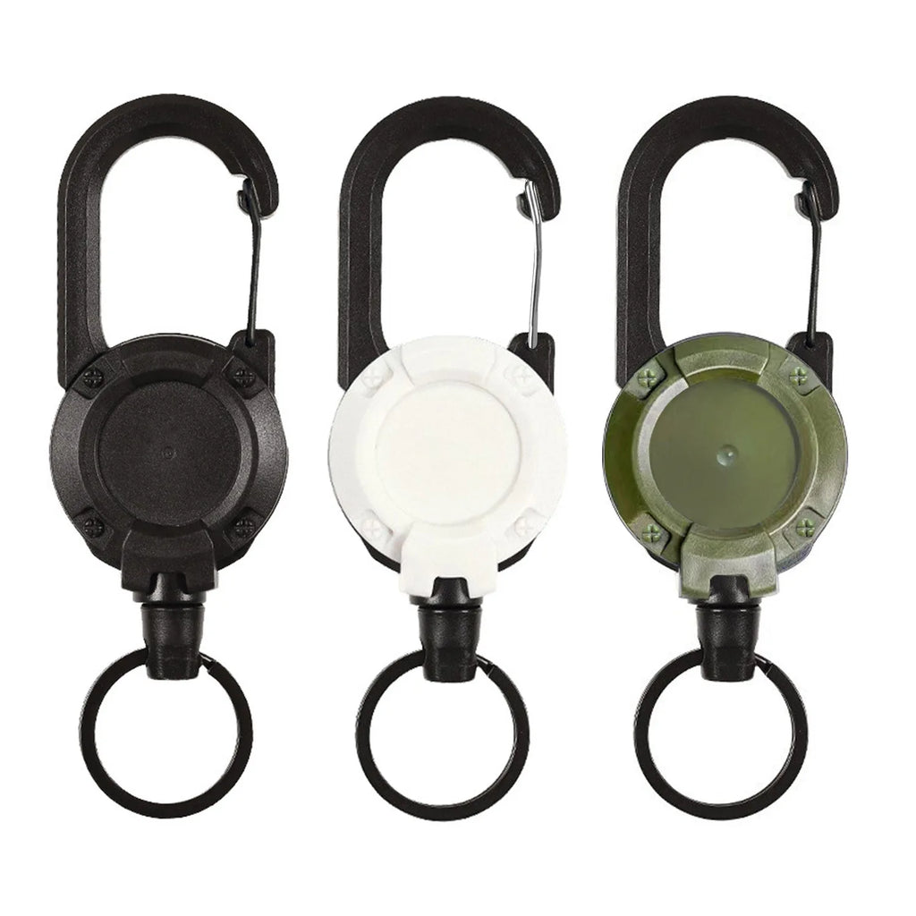 Automatic Retractable Wire Rope Luya Anti-theft Tactical Keychain