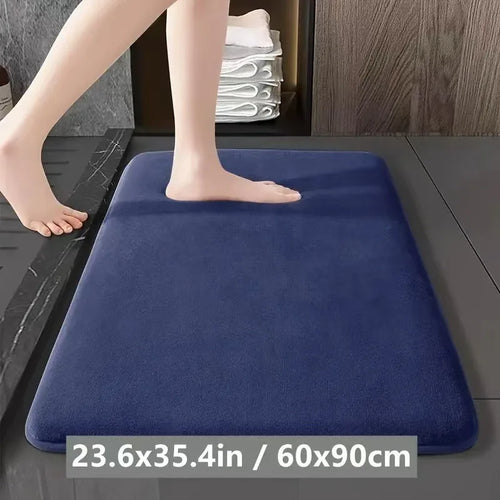 Solid Color Bathroom Mat Bathroom Floor Mat Door Mat Household Non