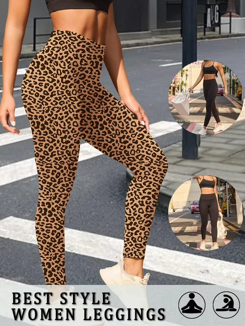 Women's Super Soft Leggings High Waisted Tummy Control No See Through