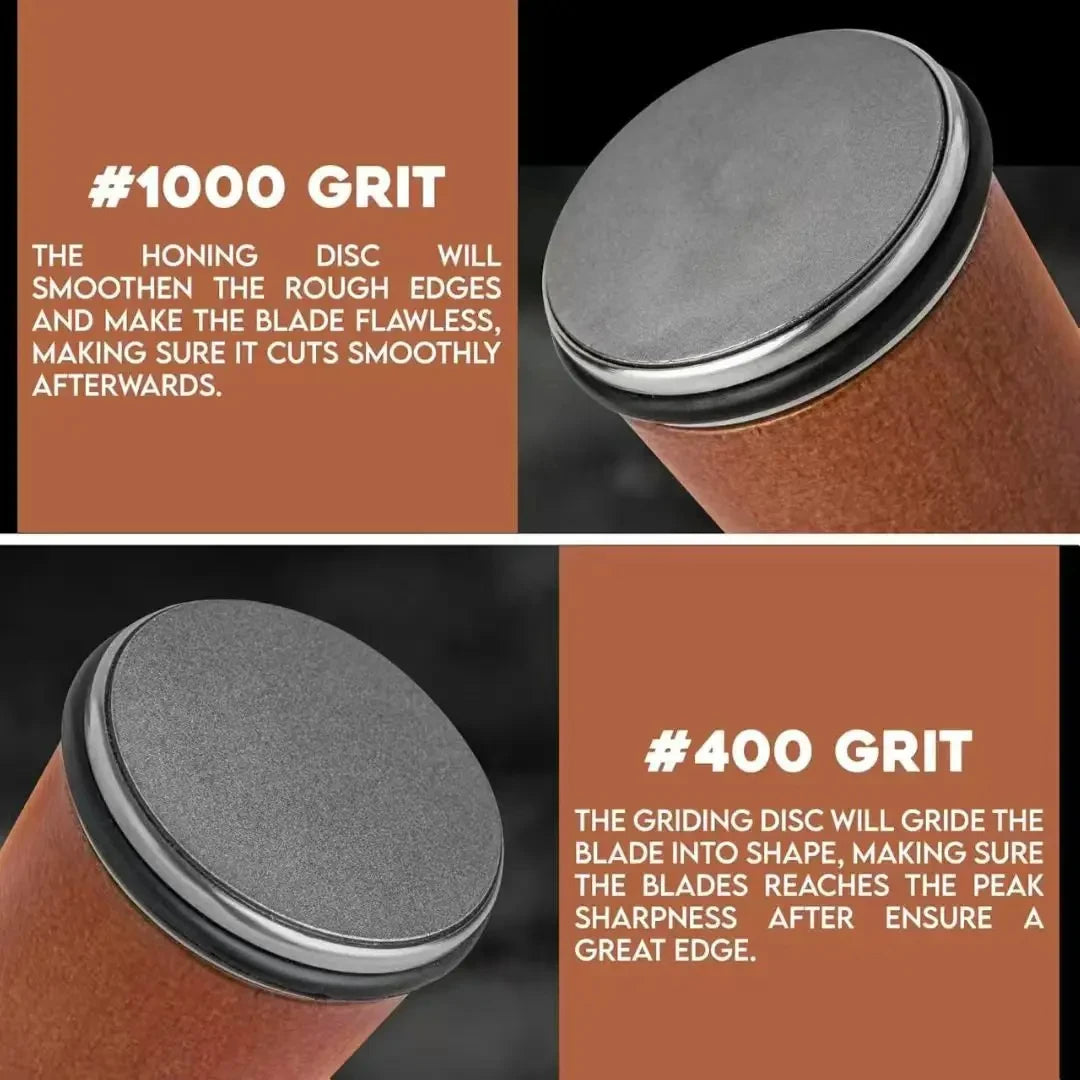 New Rolling Knife Sharpener Double Sided Diamond Sharpening Stone