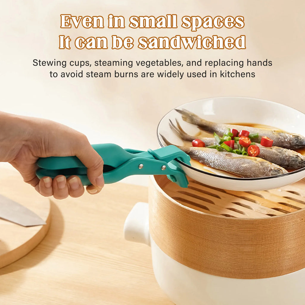 Anti-Scalding Pan Gripper Multi-Function metal Anti-Scald Bowl Clip