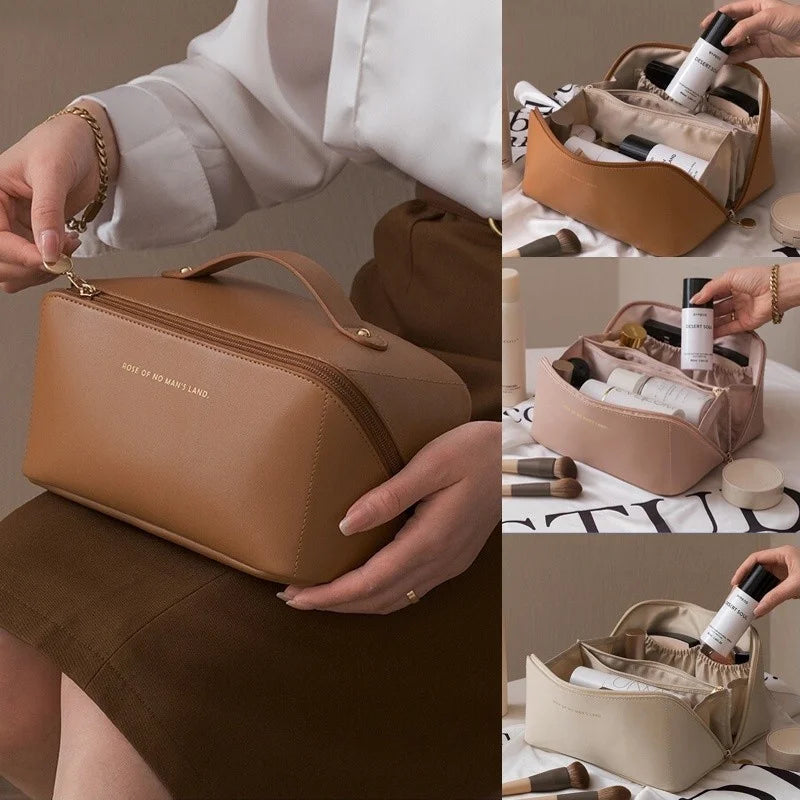 1pc Makeup Organizer Female Toiletry  Bag Make Up Case Storage Pouch