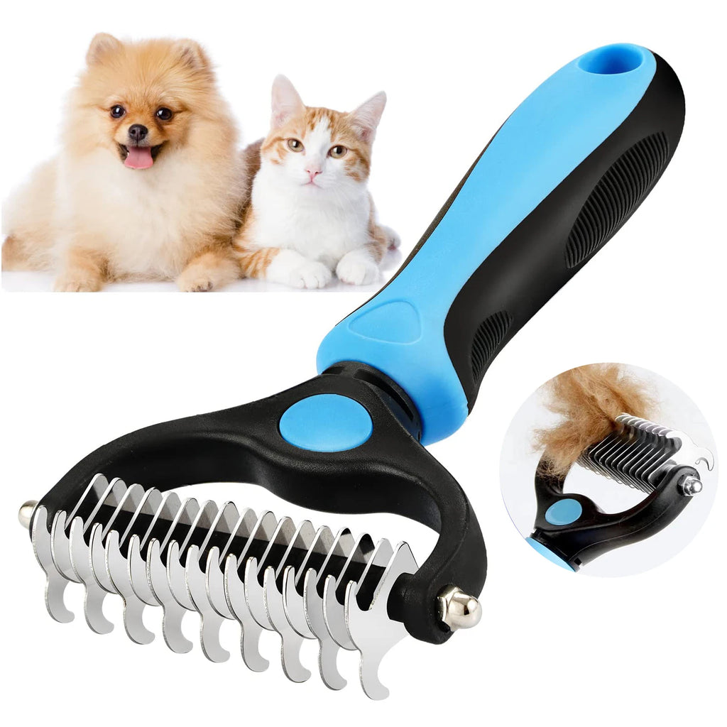 Professional Pet Deshedding Brush Dog Hair Remover Pet Fur Knot Cutter
