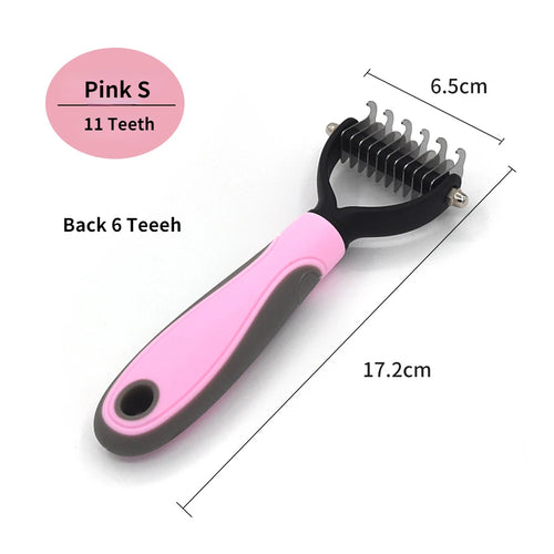 Professional Pet Deshedding Brush Dog Hair Remover Pet Fur Knot Cutter