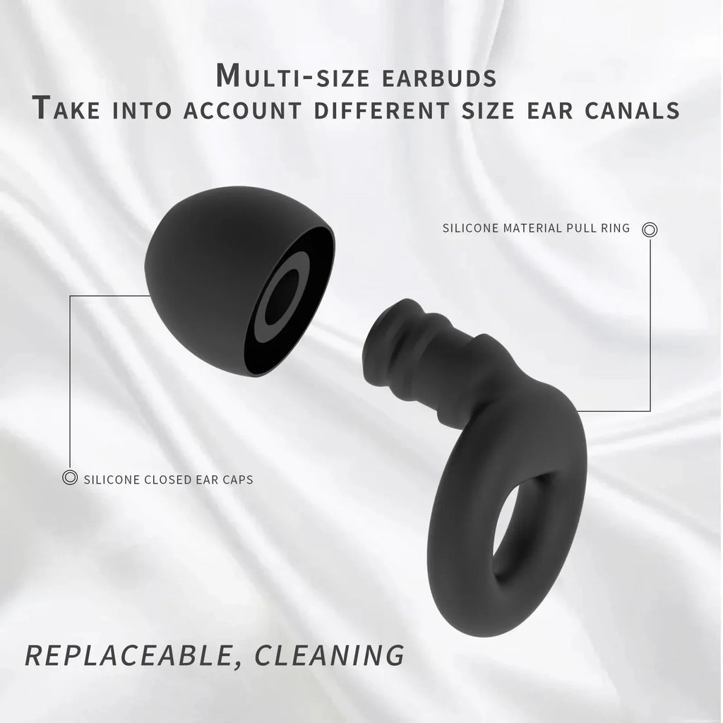 HUAK Concert Ear Plugs, High Fidelity Noise Cancelling Silicone Ear
