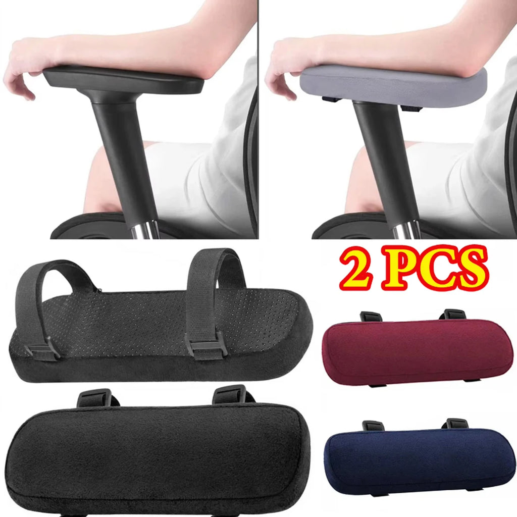 2PCS Soft Armrest Cushion PP Sponge Foam Home/Office Chair Arm Rest