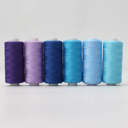 24 Color Sewing Thread 100 Polyester Yarn Sewing Thread Roll Machine