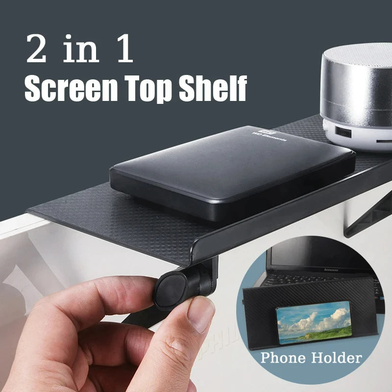 1pc hot selling computer and TV screen top storage rack wireless