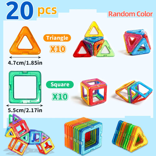Magnetic Building Blocks DIY Magnets Toys medium size STEM Toys