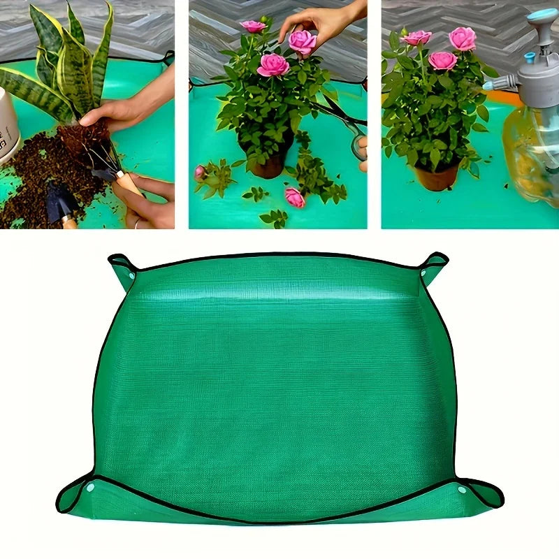 1pcs Planting Mat 50cm-100cm Gardening Potting Pad Foldable Garden