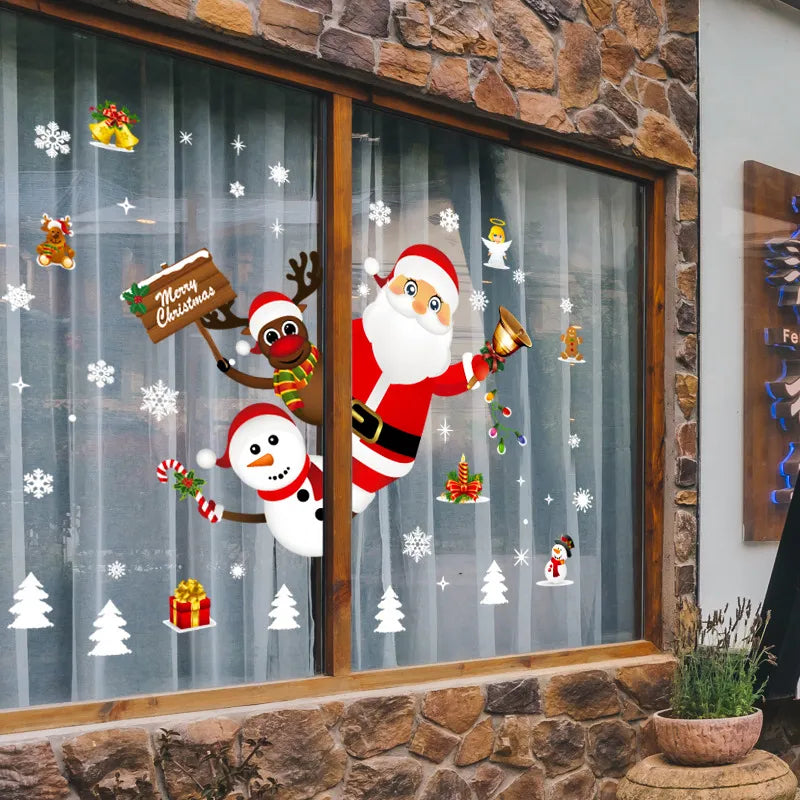 Christmas Window Stickers Christmas Wall Sticker Kids Room Wall Decals