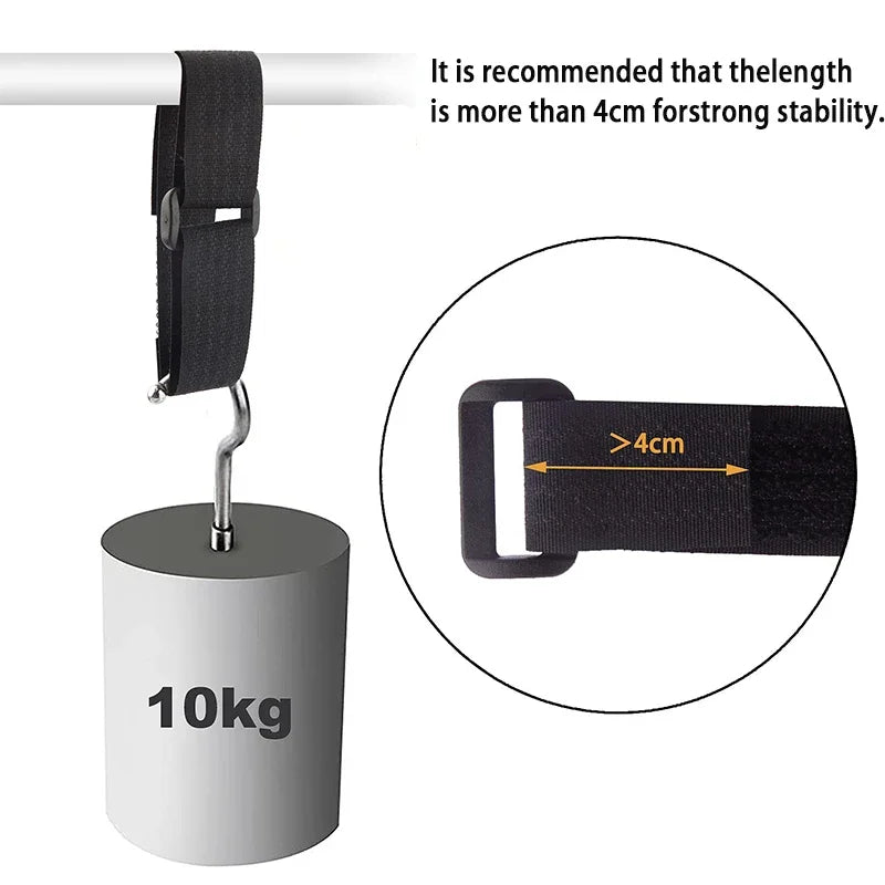 2M Reusable Nylon Hook Loop Fastening Cable Tape Cut-to-Length