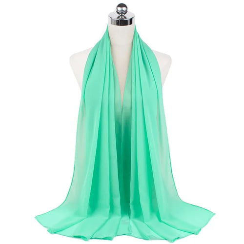 Women Muslim Chiffon Hijab Shawls Scarf Modal Cotton Jersey Hijabs