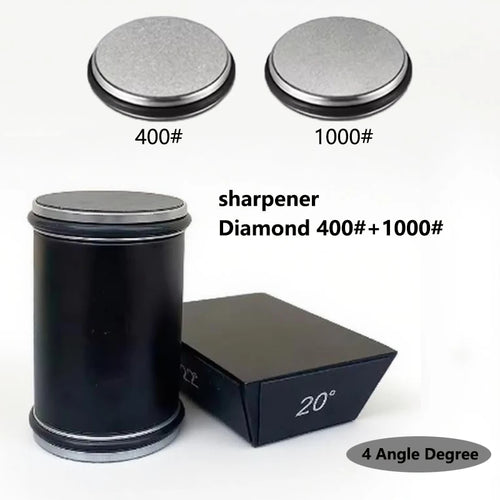 New Rolling Knife Sharpener Double Sided Diamond Sharpening Stone