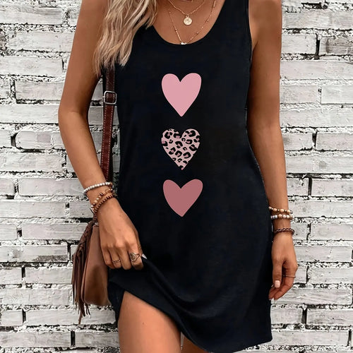 Women's Summer Sleeveless Tank Top Dress Sexy Women's summer loose
