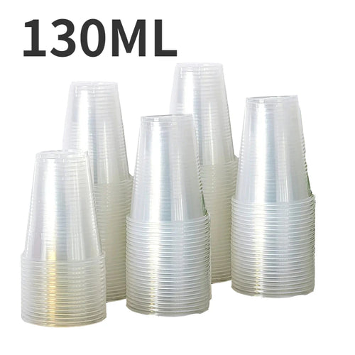 50/100PCS Disposable Clear Plastic Cup Outdoor Picnic Plastic Cup