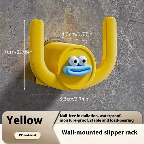 1Pc Cartoon Slippers Hook Bathroom Slipper Rack Shower Storage