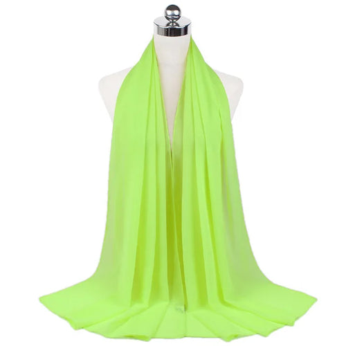 Women Muslim Chiffon Hijab Shawls Scarf Modal Cotton Jersey Hijabs