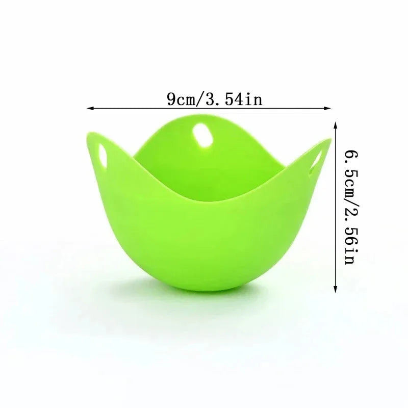 Egg Steamer Silicone Egg Poacher Pods Cooking Tool for Microwave Air