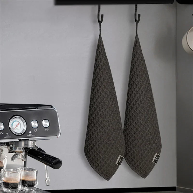 1/4pc Coffee Bar Barista Cleaning Towel Super Absorbent Microfiber