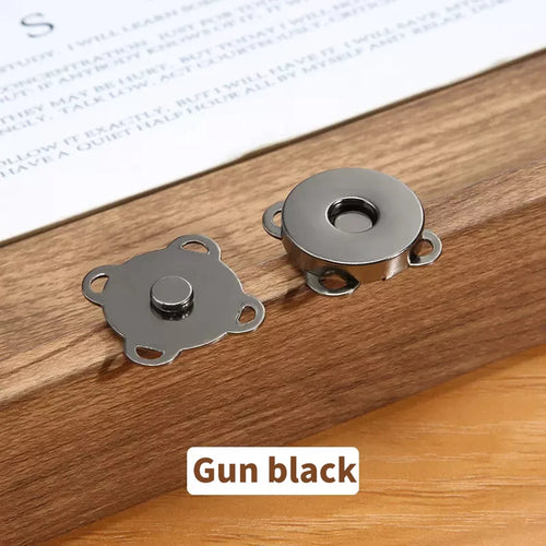 10 Sets Magnetic Snap Button Metal Plum Blossom Sew on Button Clasps