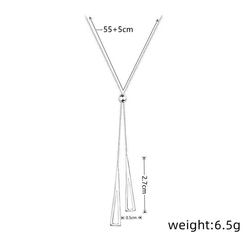 1pcs Necklace Ladies Simple Hip Hop Style Fashionable Tassel